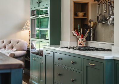 Green Smoke Hand Painted Kitchen