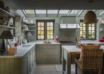 Shaker style kitchen base units