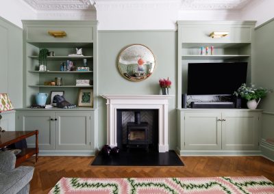 Bespoke alcove storage