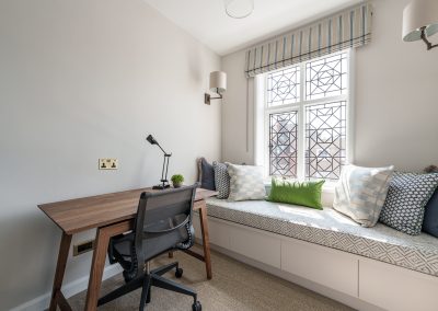Contemporary study cabinetry