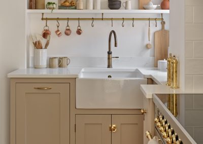 Shaker style hand painted kitchen